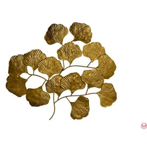 Decor perete frunze aurii 51/53 cm