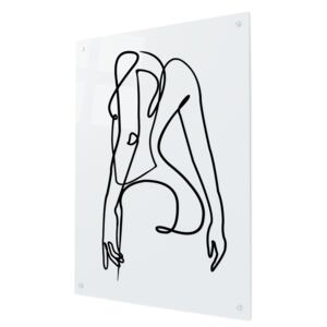 Tablou art line - Girl silhouette