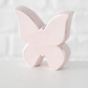 ​​Figurina fluture roz deschis H11 cm​