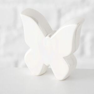 Figurina fluture alb H11 cm