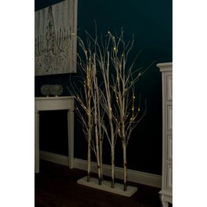 Arbore decorativ cu LED Divid alb 47/12/175 cm
