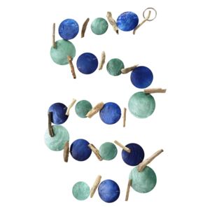 Ghirlanda decorativa Blue Pearl 180/10 cm
