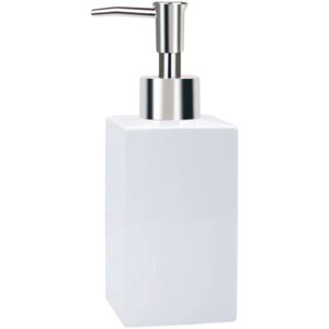 Dispenser sapun lichid Quadro alb 4/9/17,5 cm