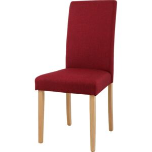Set 6 scaune Roko Tiago rosii stofa 46,5/57/97 cm