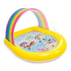 Perna plutitoare gonflabila pentru copii Intex in forma de curcubeu (57156NP)
