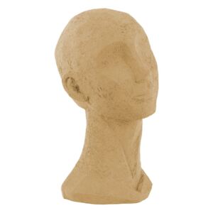 Statuetă decorativă PT LIVING Face Art, înălțime 28,4 cm, maro nisip