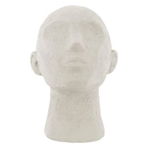 Statuetă decorativă PT LIVING Face Art, înălțime 22,8 cm, alb fildeș