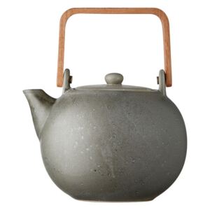 Ceainic din ceramică Bitz Basics Grey, 1,2 l, gri