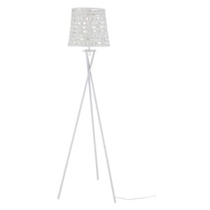 Lampadar modern Asris, 164x45x51 cm, metal/poliester, alb