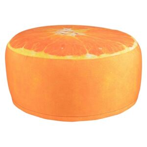 Taburet gonflabil pentru exterior, Orange Portocaliu, Ø58xH32,5 cm