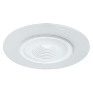 Plafonieră rotundă albă cu LED Dede, 10x40 cm, metal/ acril, alb