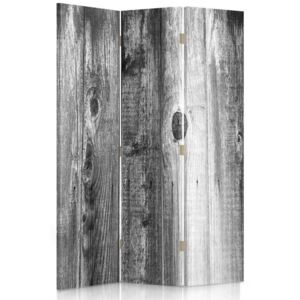 CARO Paravan - Rustic Wooden Board 2 | tripartit | reversibil 110x150 cm