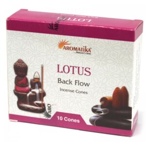 Conuri parfumate backflow Aromatika - Lotus