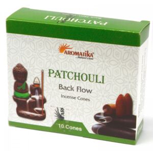 Conuri parfumate backflow Aromatika - Patchouli
