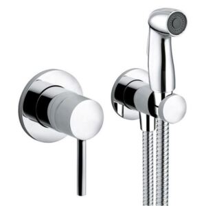 Set Dus Igiena Intima Bozz Cu Para, Agatatoare, Furtun De Dus Si Baterie Incastrata, Kludi, 389990576, 1250Mm