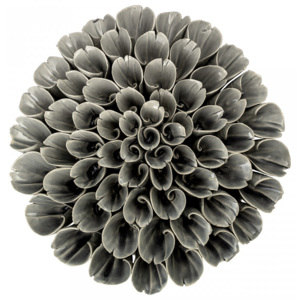 Floare gri din ceramica decorativa 18x6 cm Deco Bloomingville