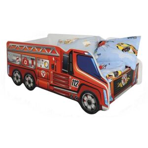 Pat Copii Hm Fire Truck 148 X 74 X 58 Cm