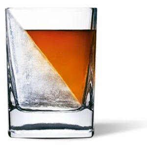Pahar pentru whisky cu formă pentru gheață Whiskey Wedge