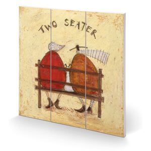 Sam Toft - Two Seater Pictură pe lemn, (30 x 30 cm)
