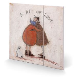 Sam Toft - A Bit of Love Pictură pe lemn, (30 x 30 cm)