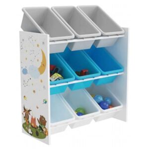 Organizator / raft pentru jucării, multicolor / model, DARLING TIP 3