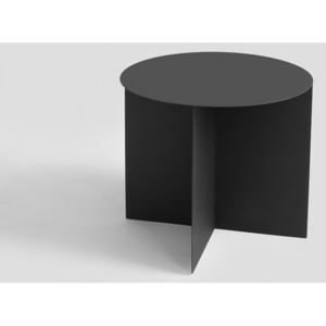 Masuta neagra pentru cafea din metal 50 cm Oli Round Custom Form