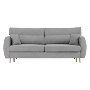 Canapea extensibilă cu 3 locuri și spațiu pentru depozitare Cosmopolitan design Sydney, 231 x 98 x 95 cm, gri