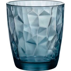 Pahar pentru apă Bormioli Rocco Diamond 305 ml, albastru