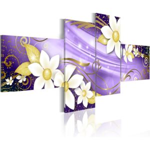 Bimago Tablou - Lilac spell 100x45 cm