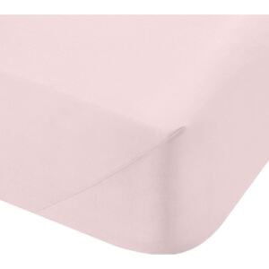 Lenjerie de pat din bumbac Bianca Blush, 135 x 190 cm, roz