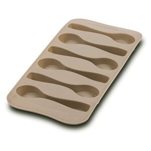 Forma din silicon pentru ciocolata, 6 compartimente Misty Gri, L20,8xl10,5xH1,6 cm