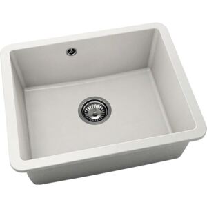Chiuveta bucatarie FAT 221 cu montaj sub blat din Fatgranit 56x46 cm white