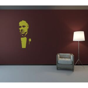 Godfather - autocolant de perete Galben 30 x 70 cm