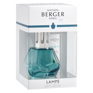 Set Berger lampa catalitica Geometry Blue cu parfum Vent d'Ocean