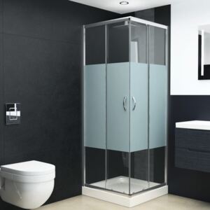 Cabină de duș, 90 x 70 x 180 cm, sticlă securizată