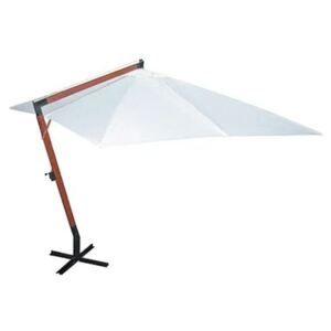 Umbrela de soare suspendata, Timeless Alb, L300xl400xH285 cm