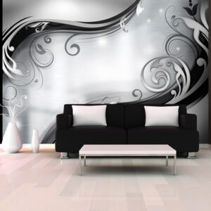 Fototapet Bimago - Grey wall + Adeziv gratuit 400x280 cm