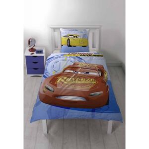 Lenjerie de pat pentru copii Cars Fulger McQueen 140cm x 200cm
