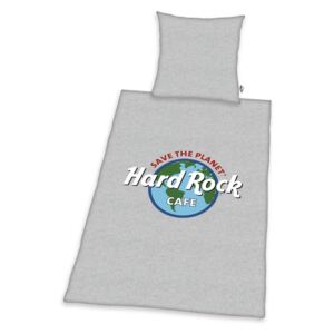 Lenjerie de pat, bumbac, Hard Rock Cafe Save The Planet, 140 x 200 cm, 70 x 90 cm