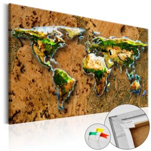 Tablou din plută - World Jungle 90x60 cm