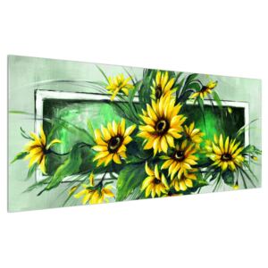 Tablou cu floarea soarelui (Modern tablou, K014695K12050)