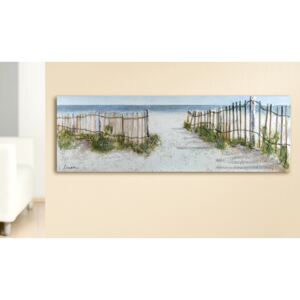 Tablou Beach Idyll, panza, multicolor, 150x50 cm