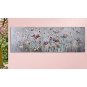 Tablou Blossom, panza, multicolor, 150x50x3.7 cm
