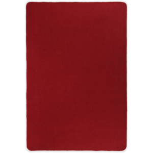Covor de iută cu spate din latex, 190 x 300 cm, roșu