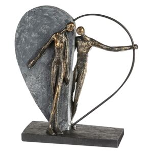 Figurina HEARTBEAT, rasina, 31X28X10 cm