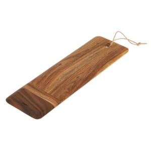 Platou maro din lemn de salcam 15x50 cm Ronli La Forma
