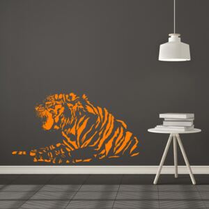 Tiger - autocolant de perete Portocaliu 70 x 125 cm