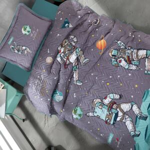 Lenjerie pat copii - Astronaut