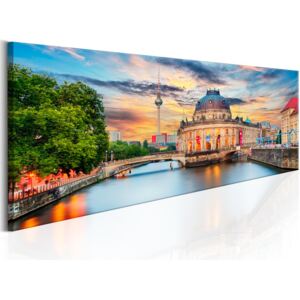 Tablou pe pânză - Berlin: Museum Island 135x45 cm