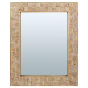 Oglinda din lemn de brad si MDF 82x102 cm Carre Santiago Pons